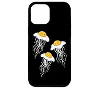Funny Fried Egg Jellyfish Breakfast Ocean Humor Pun Case for iPhone 12 Pro Max