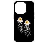 Funny Fried Egg Jellyfish Breakfast Ocean Humor Pun Case for iPhone 14 Pro