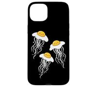 Funny Fried Egg Jellyfish Breakfast Ocean Humor Pun Case for iPhone 15 Plus