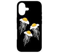 Funny Fried Egg Jellyfish Breakfast Ocean Humor Pun Case for iPhone 17