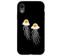 Funny Fried Egg Jellyfish Breakfast Ocean Humor Pun Case for iPhone XR