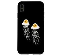 Funny Fried Egg Jellyfish Breakfast Ocean Humor Pun Case for iPhone XS Max
