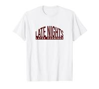 Funny Friends Trip, Friendcation, Late Nights, Later Morning Value Graphic T-Shirt
