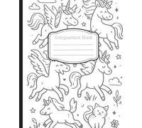 Funny Friends, Unicorns: Ruled Composition Notebook