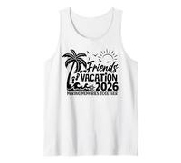 Funny Friends Vacation 2026 Making Memories Group Beach Trip Tank Top