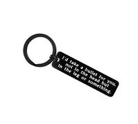 Funny Friendship Gift Best Friend Keyring I'd Take a Bullet for You Keychain Sister Brother Friendship Gift Birthday Gift for Coworker Appreciation Gift Thank You Keychain for Friends Colleague