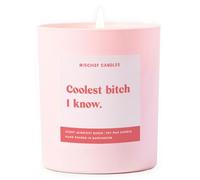 Funny Friendship Gift for Her Friend Gifts Scented Soy Wax Pink Candle (Coolest B**** I Know)