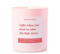 Funny Friendship Gift for Her Friend Gifts Scented Soy Wax Pink Candle (Light to Calm Down)