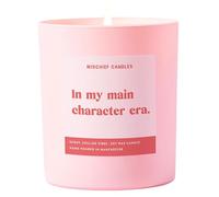 Funny Friendship Gift for Her Friend Gifts Scented Soy Wax Pink Candle (Main Character Era)
