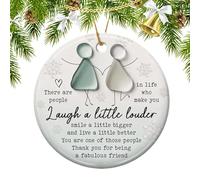 Funny Friendship Keepsake Ornament,Bitches Times Friendship Keepsake Ornament,Acrylic 2D Flat Timeless Keepsakes For Sisters Best Friends