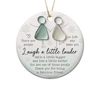 Funny Friendship Keepsake Ornament,Bitches Times Friendship Keepsake Ornament,Acrylic 2D Flat Timeless Keepsakes For Sisters Best Friends