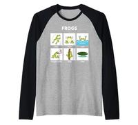 Funny Frog Activities Amphibian Pet Owner Toad Biology Raglan Baseball Tee