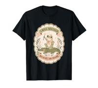 Funny Frog and Crocodile Quote Fairy Tale Animal Value Graphic T-Shirt