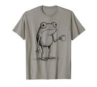 Funny Frog Animal with Coffee T-Shirt