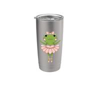 Funny Frog as a Ballerina for a Ballet Dancer Stainless Steel Insulated Tumbler