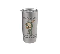 Funny Frog Baker Procrastinating Baking Humor Stainless Steel Insulated Tumbler