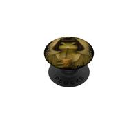 Funny Frog Bob Haircut Drinking Iced Coffee Meme Vintage PopSockets Adhesive PopGrip