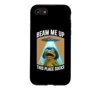 Funny Frog Bob Haircut Meme Beam Me Up This Place Sucks Case for iPhone SE (2020) / 7/8