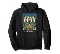 Funny Frog Campfire Meme After Seeing The Files Pullover Hoodie
