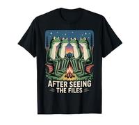 Funny Frog Campfire Meme After Seeing The Files T-Shirt