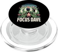 Funny Frog Campfire Meme Focus Dave Frog Humor PopSockets PopGrip for MagSafe