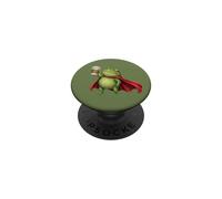 Funny Frog Coffee Latte Drinker Caffeine Gen Z Humor Graphic PopSockets Adhesive PopGrip