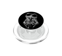 Funny Frog Drinking Iced Coffee PopSockets PopGrip for MagSafe