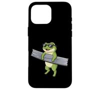 Funny Frog Duct Tape Animal Lover Zoo Boys Girl Kids Case for iPhone 16 Pro Max