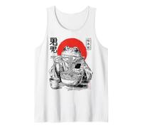 Funny Frog Eat Ramen Scroll Phone Funny Japanese Brainrot Tank Top