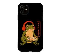 Funny Frog Gamer Headphones Controller Japanese Gaming Art Case for iPhone 11