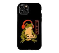Funny Frog Gamer Headphones Controller Japanese Gaming Art Case for iPhone 11 Pro