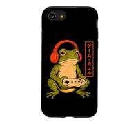 Funny Frog Gamer Headphones Controller Japanese Gaming Art Case for iPhone SE (2020) / 7/8