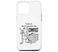 Funny Frog Gardener Composting Hobby Organic Farming Graphic Case for iPhone 12 Pro Max