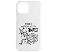 Funny Frog Gardener Composting Hobby Organic Farming Graphic Case for iPhone 14