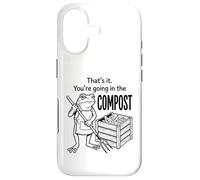 Funny Frog Gardener Composting Hobby Organic Farming Graphic Case for iPhone 17