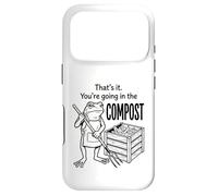Funny Frog Gardener Composting Hobby Organic Farming Graphic Case for iPhone 17 Pro