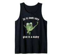 Funny Frog Gen Z Social Battery Health Therapy Tank Top