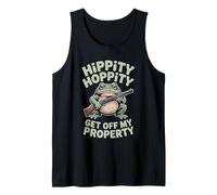 Funny Frog Get Off My Property Style Tank Top