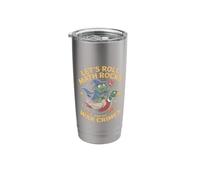 Funny Frog Goose Let's Roll Math Rocks and Do War Crimes Stainless Steel Insulated Tumbler