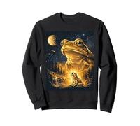 Funny Frog Howling at the Moon Sweatshirt