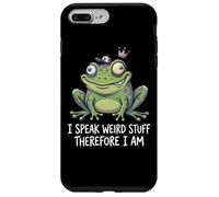 Funny Frog I Speak Weird Stuff Therefore I Am Meme Pun Case for iPhone 7 Plus/8 Plus