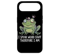 Funny Frog I Speak Weird Stuff Therefore I Am Meme Pun Case for iPhone Air