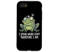 Funny Frog I Speak Weird Stuff Therefore I Am Meme Pun Case for iPhone SE (2020) / 7/8