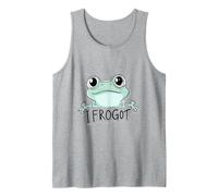 Funny Frog Kawaii Amphibian Pun Animal Tank Top