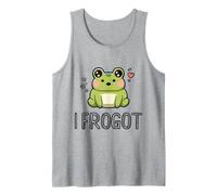 Funny Frog Kawaii Amphibian Pun Animal Tank Top