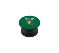 Funny Frog Knight Huzzah For the Fine Wine Leopard Cape Gag PopSockets Adhesive PopGrip