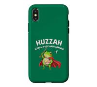 Funny Frog Knight Huzzah Slurps-A-Lot Hath Arrived Ramen Case for iPhone X/XS