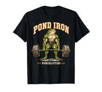 Funny Frog Lifting Weights Humor Pond Iron Powerlifting Value Graphic T-Shirt