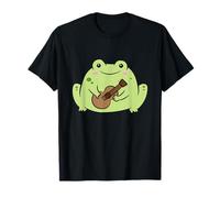 Funny Frog Lover Frog Playing Guitar T-Shirt