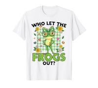 Funny Frog Lover Who Let The Frogs Out Cute Amphibian T-Shirt